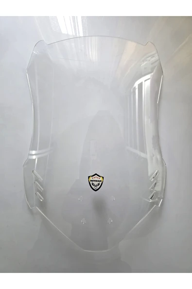 MOTOCAM Mondial Skuty Siperlik Ön Cam 2023-2025 Model 48cm Şeffaf Renkli 4mm ürün görseli