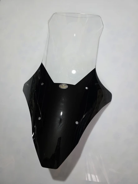 MOTOCAM Yuki Xway 125 Siperlik Ön Cam 2023-2025 Model 78cm Şeffaf Renkli 4mm UZUN CAM - Resim 3