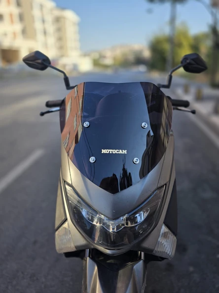MOTOCAM Yamaha Nmax Siperlik Ön Cam 2015-2020 Model 36cm Siyah Renkli 4mm ürün görseli