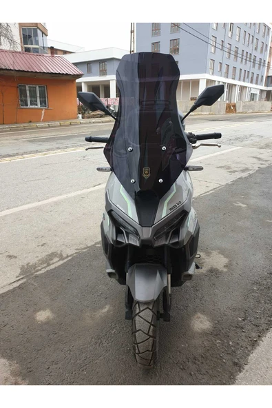 MOTOCAM Mondial Ressivo 250 Siperlik Ön Cam 2023-2025 Model 57cm Siyah Renkli 4mm ürün görseli