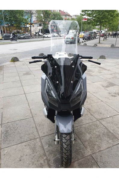 MOTOCAM Moto Gusto Dream 150 Siperlik Ön Cam 2023-2025 Model 78cm şeffaf Renkli 4mm UZUN CAM ürün görseli