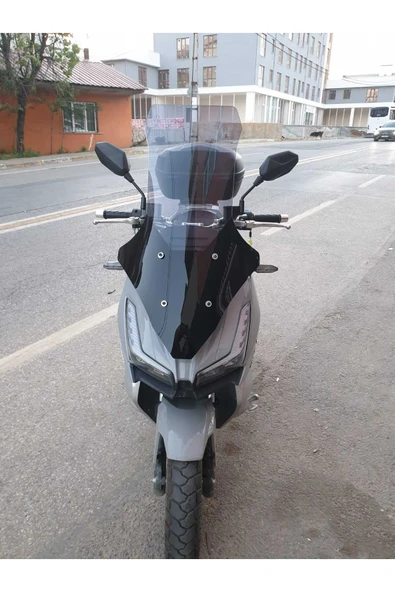 MOTOCAM Motolüx Wow 150  Siperlik Ön Cam 2023-2025 Model 78cm Füme Renkli 4mm UZUN CAM ürün görseli