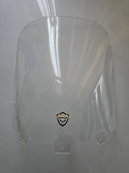 MOTOCAM Yamaha Xmax Siperlik Ön Cam 2007-2010 Model 47cm Şeffaf Renkli 4mm ORİJİNAL BOYLU ürün görseli