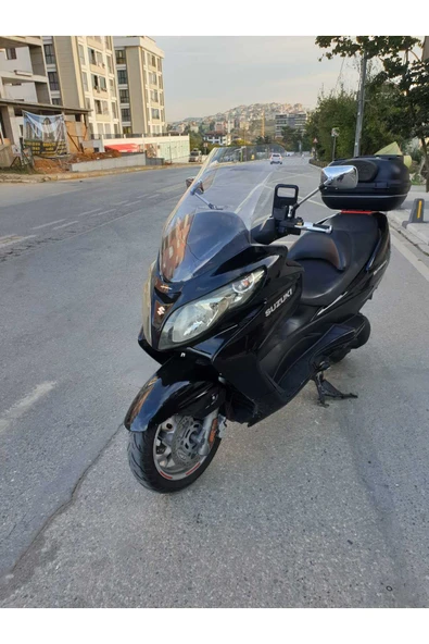 MOTOCAM Suzuki Burgman 400 K7 Siperlik Ön Cam 2007-2015 Model 70cm Şeffaf Renkli 4mm - 3
