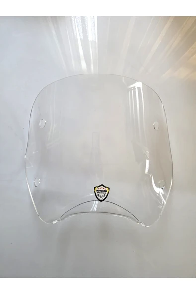 MOTOCAM Piaggio Beverly 500 Ön Uzatma Camı 2001-2007 Model 34cm Şeffaf Renkli 4mm APARATSIZDIR - Resim 2