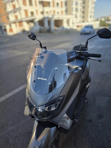 MOTOCAM Yamaha Nmax Siperlik Ön Cam 2015-2020 Model 36cm Şeffaf Renkli 4mm - Resim 3