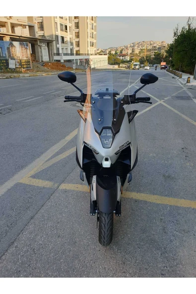 MOTOCAM Zontes ZT 125 Siperlik Ön Cam 2025 Model 55cm Şeffaf Renkli 4mm ürün görseli