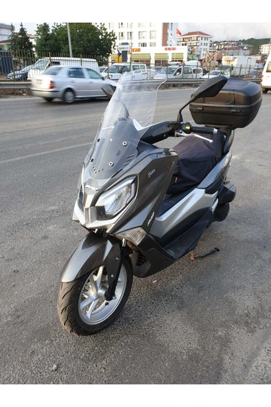 MOTOCAM Revolt Rm5 Siperlik Ön Cam 2020-2021 Model 75cm Şeffaf Renkli 4mm UZUN CAM - Resim 2