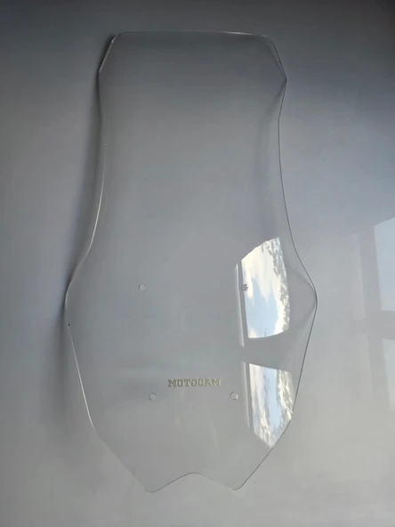 MOTOCAM Yamaha Nmax Siperlik Ön Cam 2025 Model 72cm Şeffaf Renkli 4mm - Resim 2