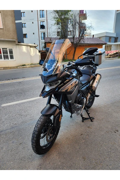 MOTOCAM Voge DSX 650 Siperlik Ön Cam 2022 Model 55cm Şeffaf Renkli 4mm KISA SPOR CAM - 3