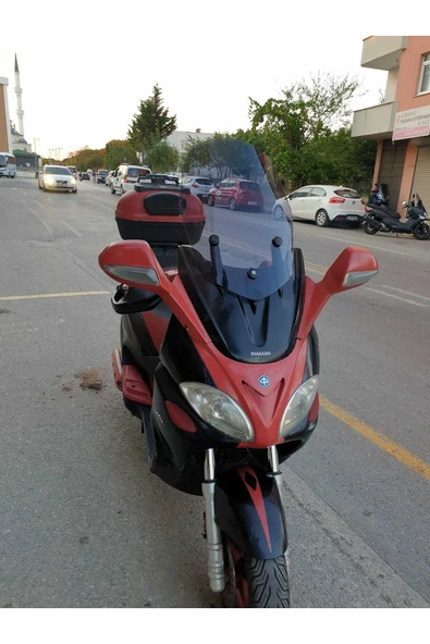 MOTOCAM Piaggio X9 250 -500  Siperlik Ön Cam 2005-2007 Model 59cm Füme Renkli 4mm - Resim 2