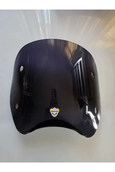 MOTOCAM Piaggio Beverly 500 Ön Uzatma Camı 2001-2007 Model 34cm Siyah Renkli 4mm APARATSIZDIR ürün görseli