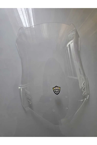 MOTOCAM Mondial Skuty Siperlik Ön Cam 2023-2025 Model 48cm Şeffaf Renkli 4mm - Resim 2