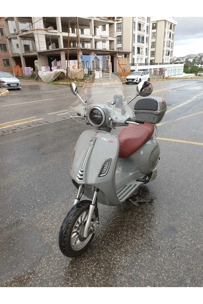 MOTOCAM RKS Pride 125 Siperlik Ön Cam 2023-2025 Model 39cm Şeffaf Renkli 4mm APARATSIZDIR - Resim 3