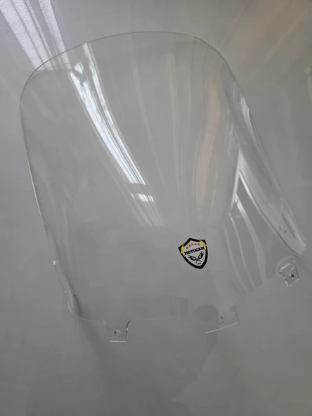 MOTOCAM Yamaha Xmax Siperlik Ön Cam 2007-2010 Model 47cm Şeffaf Renkli 4mm ORİJİNAL BOYLU - Resim 2