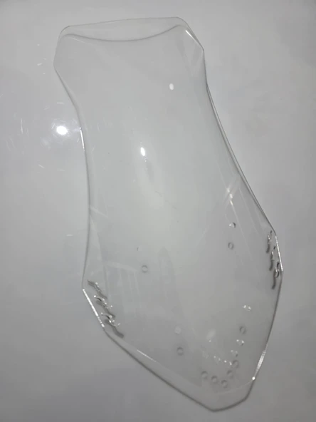 MOTOCAM Regal Raptor XSUV 250 Siperlik Ön Cam 2022-2025 Model 65cm Şeffaf Renkli - Resim 3