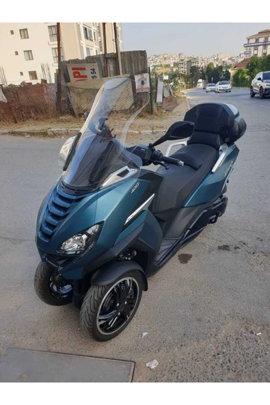 MOTOCAM Peugeot Metropolis 400 Siperlik Ön Cam 2021-2025 Model 68cm Şeffaf Renkli 4mm - Resim 2