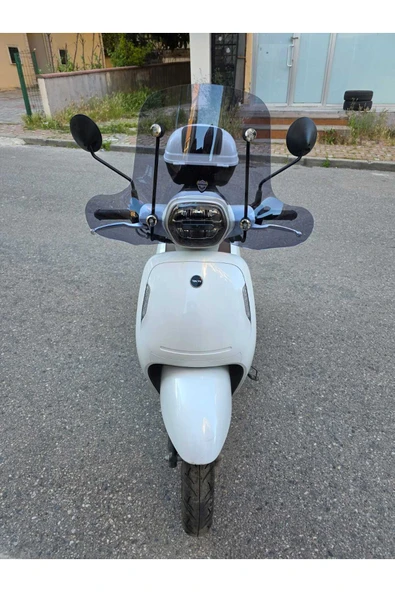 MOTOCAM RKS VPS 125 Siperlik Ön Cam 2022-2025 Model 42cm Füme Renkli 4mm