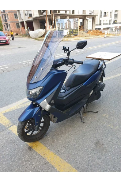 MOTOCAM Yamaha Nmax Siperlik Ön Cam 2015-2020 Model 69cm Füme Renkli 4mm - Resim 3