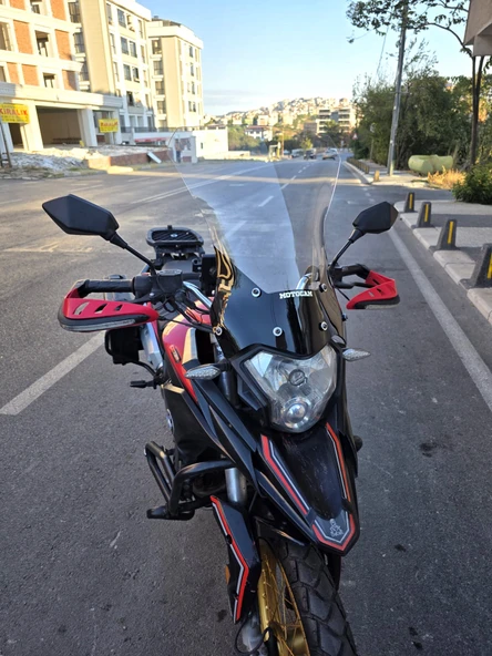 MOTOCAM Mondial Rx3 İ Evo Siperlik Ön Cam 2015-2022 Model 52cm Şeffaf Renkli 4mm UZUN CAM - Resim 2