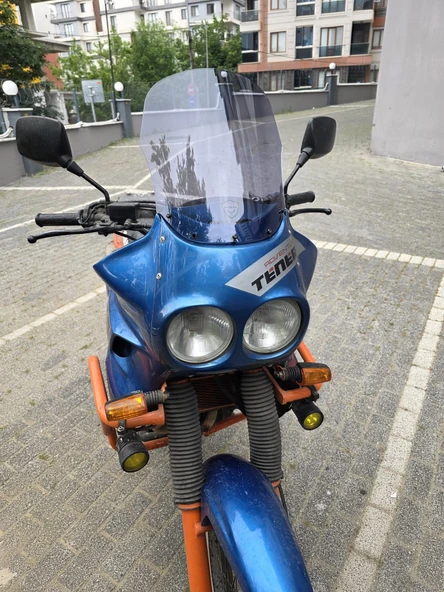 MOTOCAM Yamaha Tenere XT 660 Z Siperlik Ön Cam 1991-1999 Model 36cm Füme Renkli 4mm - Resim 2