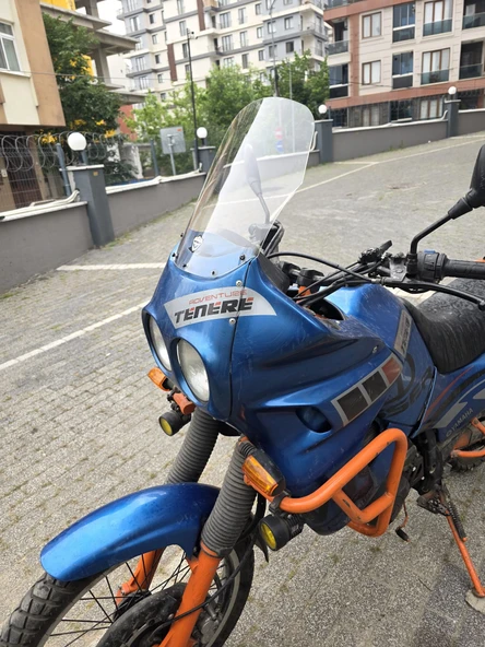 MOTOCAM Yamaha Tenere XT 660 Z Siperlik Ön Cam 1991-1999 Model 36cm Şeffaf Renkli 4mm - Resim 3