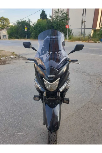 MOTOCAM Suzuki İnazuma GW 250F Siperlik Ön Cam 2012-2017 Model 50cm Füme Renkli 4mm ürün görseli