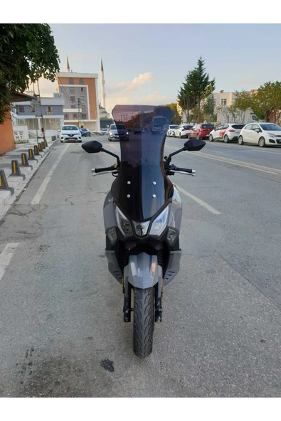 MOTOCAM SYM Joyride 300 Siperlik Ön Cam 2023-2025 Model 75cm Siyah Renkli 4mm UZUN CAM ürün görseli
