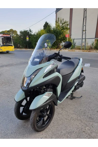 MOTOCAM Yamaha Tricity 125-155 Siperlik Ön Cam 2014-2025 Model 60cm Şeffaf Renkli 4mm - Resim 3