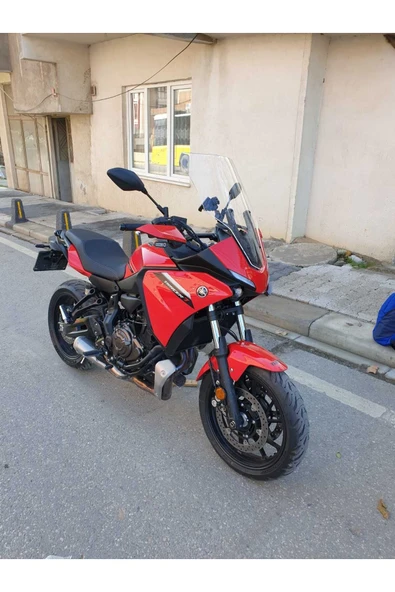 MOTOCAM Yamaha Tracer 700 Siperlik Ön Cam 2021-2025 Model 59cm Şeffaf Renkli 4mm Uzun - Resim 2