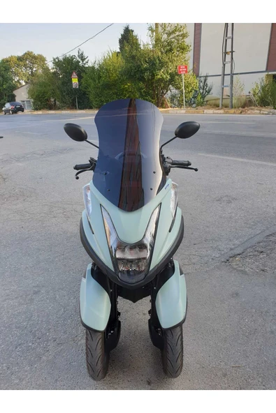 MOTOCAM Yamaha Tricity 125-155 Siperlik Ön Cam 2014-2025 Model 60cm Siyah Renkli 4mm ürün görseli