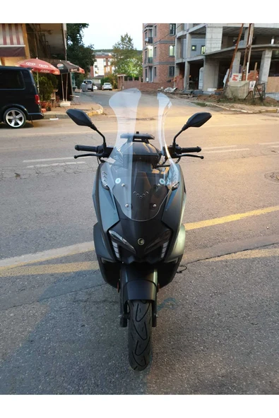 MOTOCAM Yuki Vampire 125 Siperlik Ön Cam 2023-2025 Model 72cm Şeffaf Renkli 4mm ürün görseli