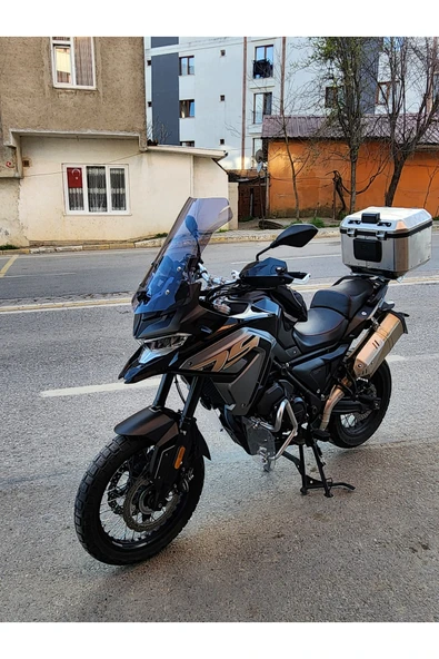 MOTOCAM Voge DS 300 Siperlik Ön Cam 2021-2025 Model 55cm Füme Renkli 4mm - Resim 3