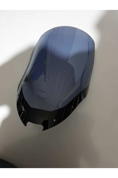 MOTOCAM SYM Joyride 200 Siperlik Ön Cam 2002-2008 Model 55cm (Karbüratörlü) Füme Renkli 4mm - Resim 3