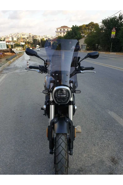 MOTOCAM Voge ACX 525 Siperlik Ön Cam 2023-2025 Model 58cm Füme Renkli 4mm ürün görseli