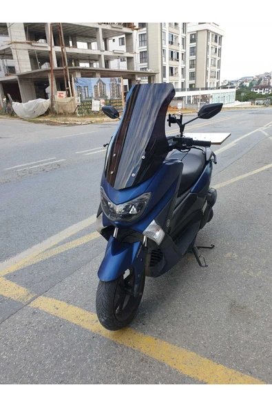MOTOCAM Yamaha Nmax Siperlik Ön Cam 2015-2020 Model 69cm Siyah Renkli 4mm - 2