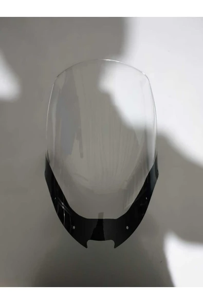 MOTOCAM SYM Joyride 200 Siperlik Ön Cam 2002-2008 Model 55cm (Karbüratörlü) Şeffaf Renkli 4mm ürün görseli