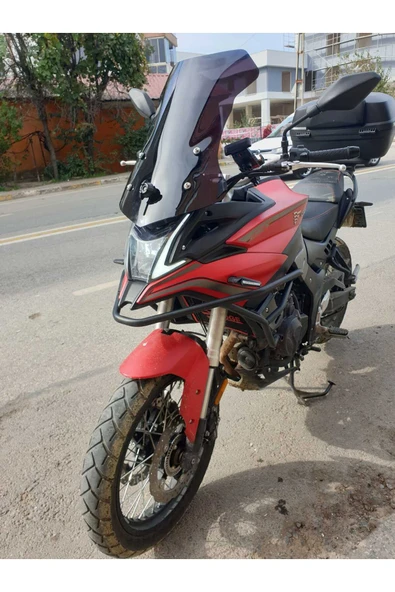 MOTOCAM Voge DS 500 Siperlik Ön Cam 2021-2025 Model 55cm Siyah Renkli 4mm - Resim 2