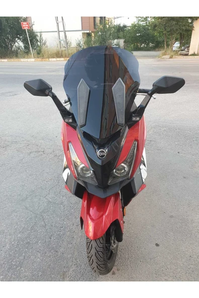 MOTOCAM SYM Cruisym 250 Siperlik Ön Cam 2018 Model 57cm Siyah Renkli 4mm UZUN CAM ürün görseli