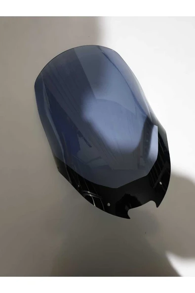 MOTOCAM SYM Joyride 200 Siperlik Ön Cam 2002-2008 Model 55cm (Karbüratörlü) Füme Renkli 4mm - Resim 2