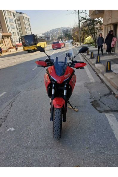 MOTOCAM Yamaha Tracer 700 Siperlik Ön Cam 2021-2025 Model 59cm Şeffaf Renkli 4mm Uzun ürün görseli