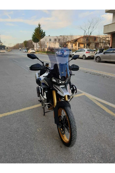 MOTOCAM Voge DSX 900 Siperlik Ön Cam 2025 Model 53cm Füme Renkli 4mm - Resim 2