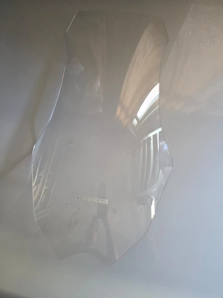 MOTOCAM Yamaha Nmax Siperlik Ön Cam 2025 Model 72cm Şeffaf Renkli 4mm - Resim 3