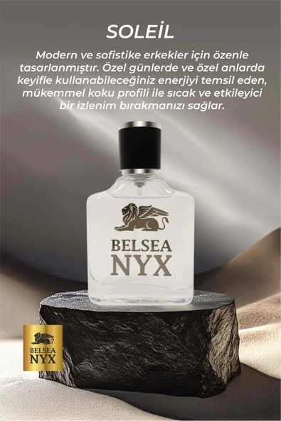 BELSEA NYX Soleil EDP Erkek Parfüm 50 ml - 3