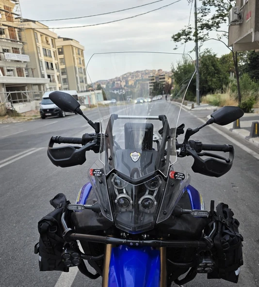 MOTOCAM Yamaha Tenere 700 World Raid Ön Cam 2023-2024 Model 45cm Şeffaf Renkli 4mm ürün görseli