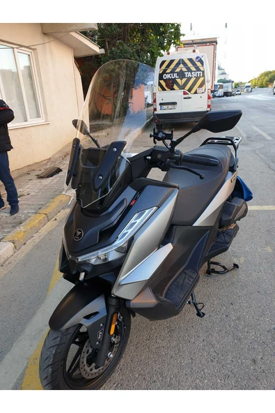 MOTOCAM Voge SR3 Siperlik Ön Cam 2023-2025 Model 70cm Şeffaf Renk 4mm - Resim 3