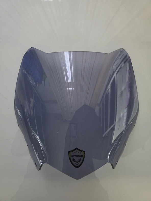 MOTOCAM Yamaha Xmax 250 Siperlik Ön Cam 2011-2013 Model 36cm Füme Renkli 4mm SPORTİF - Resim 2