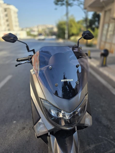 MOTOCAM Yamaha Nmax Siperlik Ön Cam 2015-2020 Model 36cm Füme Renkli 4mm - Resim 2