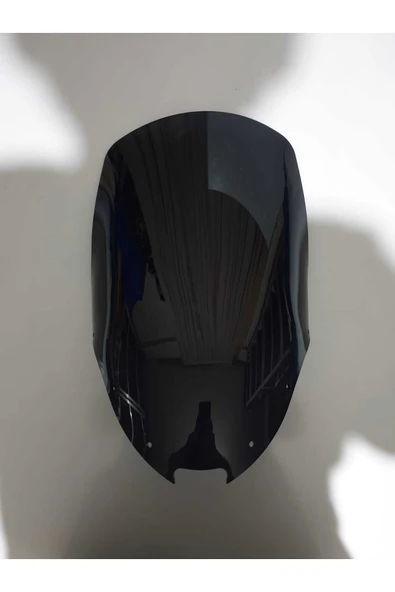 MOTOCAM SYM Joyride 200 Siperlik Ön Cam 2002-2008 Model 55cm (Karbüratörlü) Siyah Renkli 4mm ürün görseli