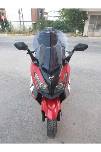 MOTOCAM SYM Cruisym 250 i Siperlik Ön Cam 2018 Model 57cm Füme Renkli 4mm UZUN CAM ürün görseli